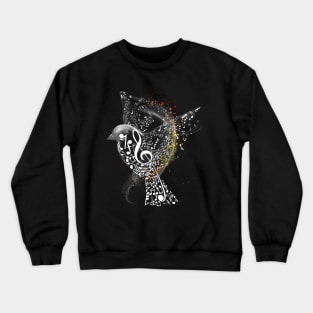 The Nightingale Bird Music Lovers Costume Gift Crewneck Sweatshirt